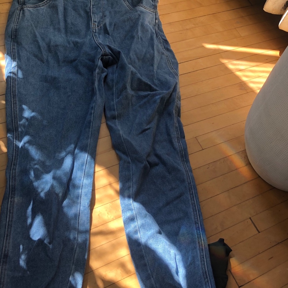 Weworewhat Basic Denim Overalls Small - image 5